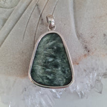 Load image into Gallery viewer, Seraphinite Sterling Silver Pendant
