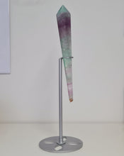 Load image into Gallery viewer, Fluorite Wand in Stand
