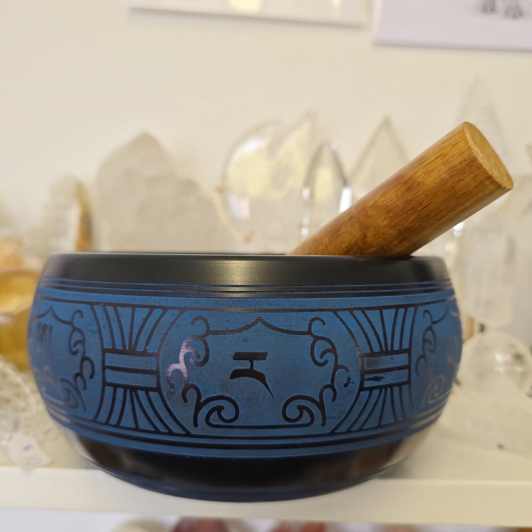 Singing Bowl - Buddha Blue - 16.5 cm