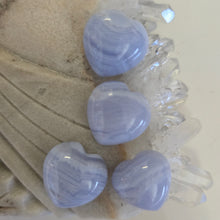 Load image into Gallery viewer, Blue Lace Agate Hearts
