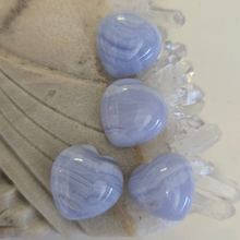 Load image into Gallery viewer, Blue Lace Agate Hearts
