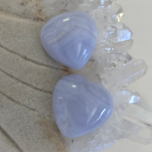 Load image into Gallery viewer, Blue Lace Agate Hearts
