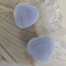 Load image into Gallery viewer, Blue Lace Agate Hearts
