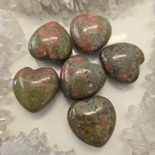 Load image into Gallery viewer, Unakite Hearts
