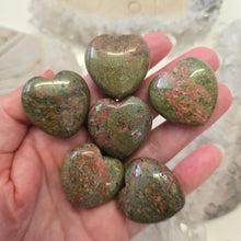 Load image into Gallery viewer, Unakite Hearts
