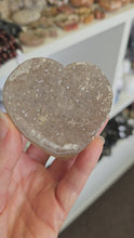 Load and play video in Gallery viewer, Druzy Agate Heart
