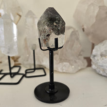 Load image into Gallery viewer, Garden Quartz Points on Stand
