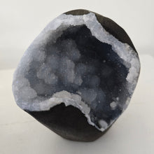 Load image into Gallery viewer, Blue Chalcedony with Calcite -Sugar Druze
