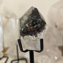 Load image into Gallery viewer, Garden Quartz Points on Stand
