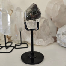 Load image into Gallery viewer, Garden Quartz Points on Stand
