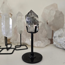 Load image into Gallery viewer, Garden Quartz Points on Stand
