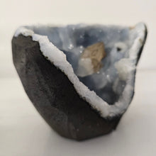 Load image into Gallery viewer, Blue Chalcedony with Calcite -Sugar Druze
