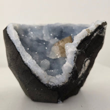 Load image into Gallery viewer, Blue Chalcedony with Calcite -Sugar Druze
