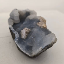 Load image into Gallery viewer, Blue Chalcedony with Calcite -Sugar Druze
