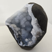 Load image into Gallery viewer, Blue Chalcedony with Calcite -Sugar Druze
