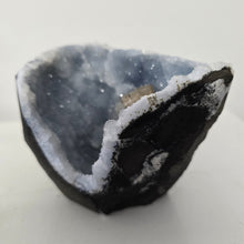 Load image into Gallery viewer, Blue Chalcedony with Calcite -Sugar Druze
