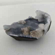 Load image into Gallery viewer, Blue Chalcedony with Calcite -Sugar Druze
