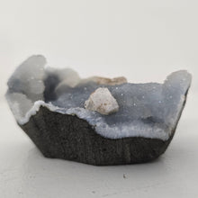 Load image into Gallery viewer, Blue Chalcedony with Calcite -Sugar Druze
