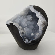 Load image into Gallery viewer, Blue Chalcedony with Calcite -Sugar Druze
