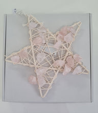 Load image into Gallery viewer, Crystal Wire Light Star - Rose Quartz
