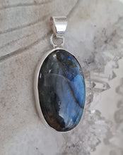 Load image into Gallery viewer, Labradorite Sterling Silver Pendant
