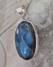 Load image into Gallery viewer, Labradorite Sterling Silver Pendant
