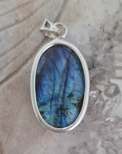 Load image into Gallery viewer, Labradorite Sterling Silver Pendant
